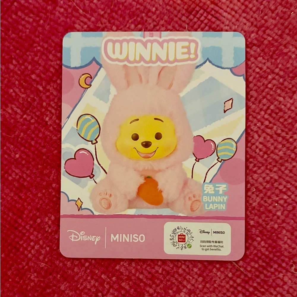 MINISO Winnie The Pooh Naughty Party Plush Confirmed Rabbit | 100% Authentic New - Picture 8 of 11